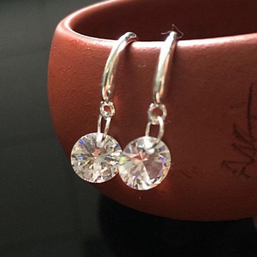 South Korea Dongdaemun S925 Silver Zircon Earrings – Cute, Best-Selling Accessories for Women