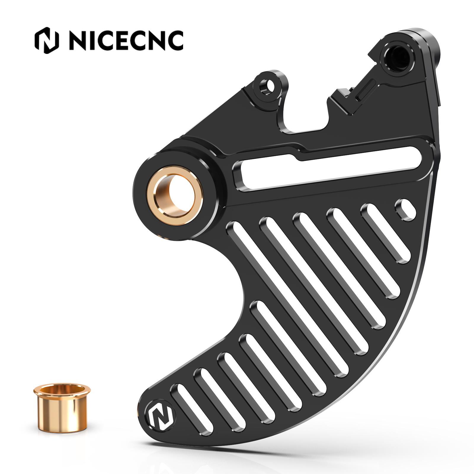 NICECNC For GasGas EC 300 EC 250 2021-2024 Rear Brake Disc Guard For KTM TPi EXC 300 250 XCW 2004-2024 Husqvarna TE 300 FE 450