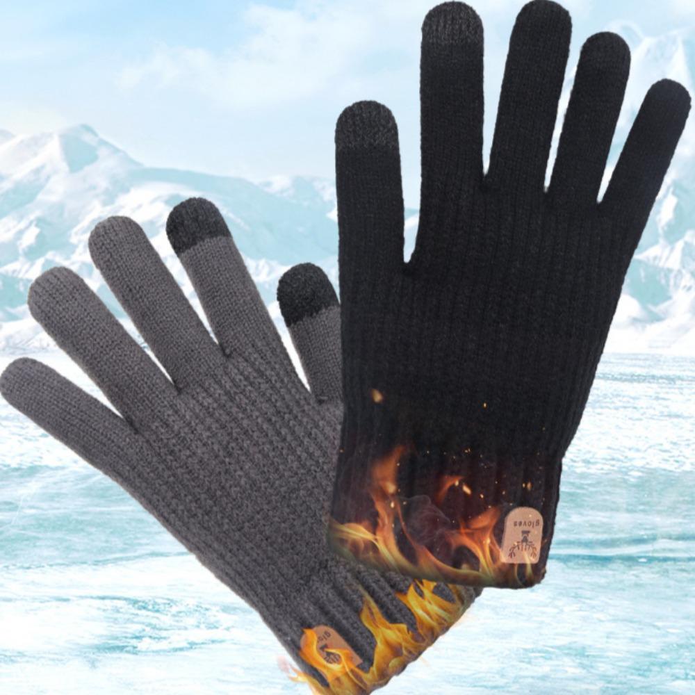 A pair of gloves, winter gloves, outdoor gloves, warm gloves, Christmas gift, Stocking stuffers, Valentine's Day gift, girlfriend gift, couple gift