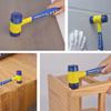 25mm Soft Rubber Hammer - Detachable Double Head Hammer for Flooring, Tile, Door, and Window Installation