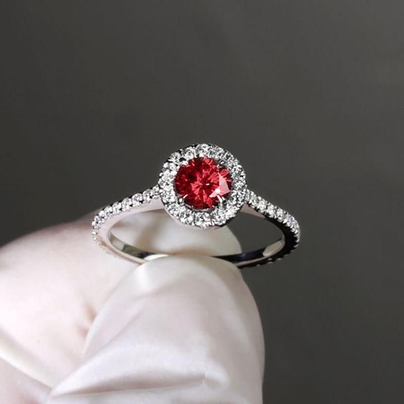 Temperament Wedding Rings for Women Luxury Inlaid Sparkling CZ Engagement Anniversary Party Lady Rings New Trendy Jewelry