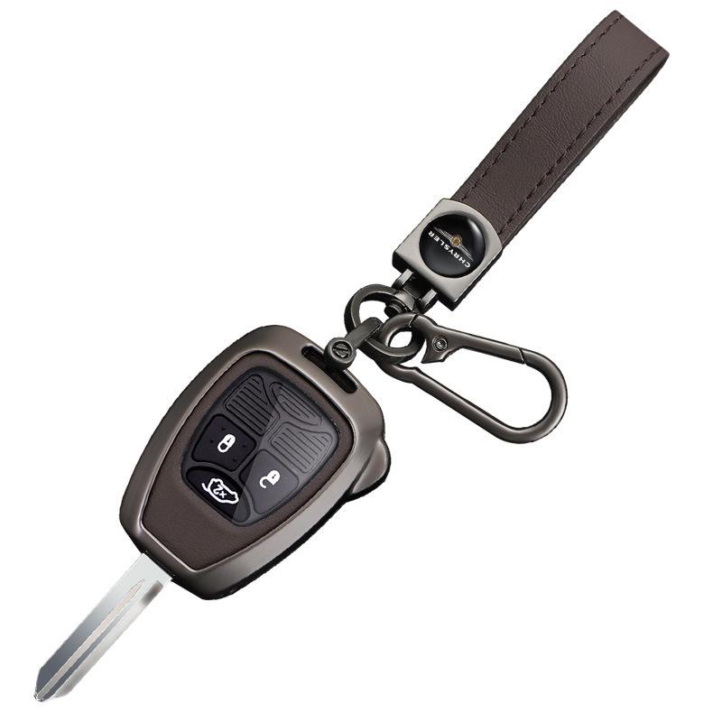 Chrysler 300C Key Case for 2006-2007 Models: Remote Control Metal Shell & Buckle