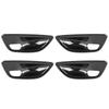 4 Stück Carbonfaser Stil ABS Innentürschale Abdeckung Zierleiste für BMW 5er F10 2011 2016