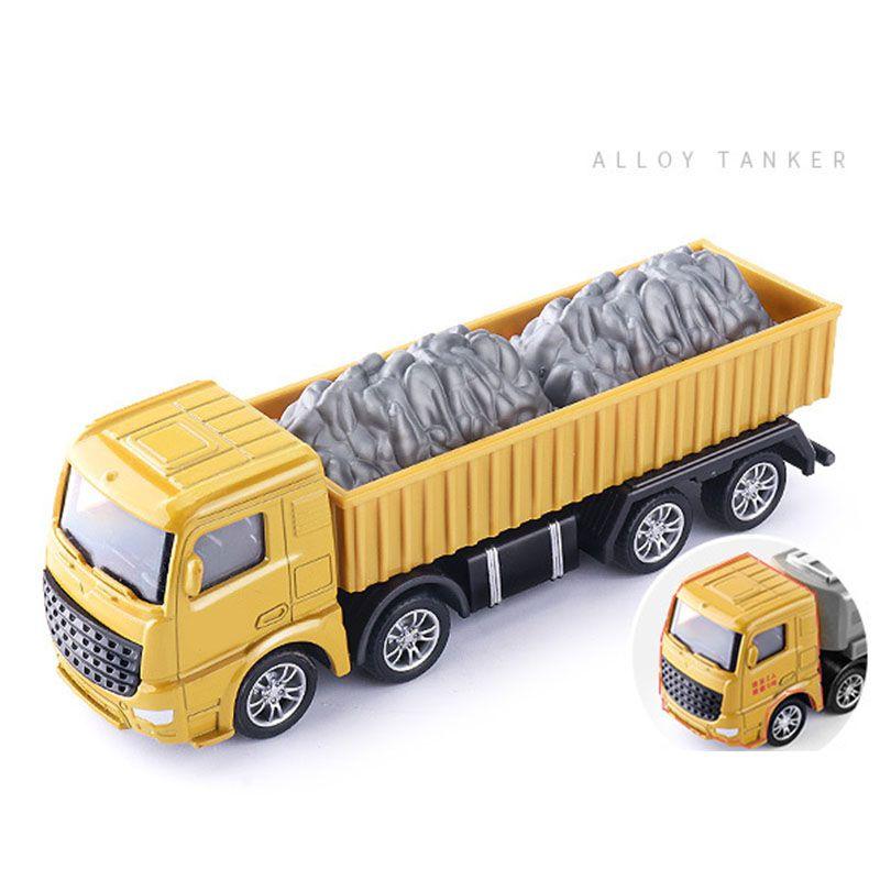 Classic Simulation Alloy Engineering Car Model Toy Set For Kids With Excavator