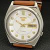 SEIKO 5 AUTOMATIC 7009A JAPAN MENS VINTAGE WHITE COLOR DIAL WATCH a702610-1 R209-a702610