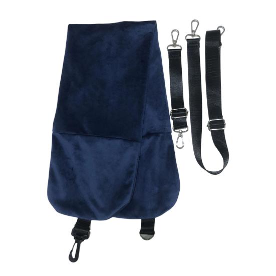 Stuffable Travel Pillow Packable Clothes Fillable Storage Bag Portable Soft Velvet Neck Pillow Case Cover Airplane Travel Essentials