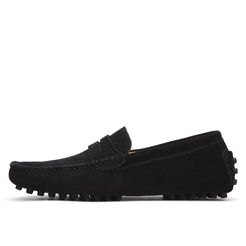 2024 Men Casual Shoes Fashion Men Shoes Genuine Leather Men Loafers Moccasins Slip On Men's Flats Male Driving Shoes