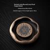 Lotus Pond Teapot Holder Retro Water Storage Small Tea Tray Coarse Pottery Tea Tray Tea Set Heat Insulation Mat Serving Tray