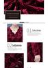 Abito da Donna 2026 Primavera con Rilievo e Scollo a V per Donne di Mezza Età e Anziane - Elegante, alla Moda, Manica Lunga, Gonna ad Ampio Orlo