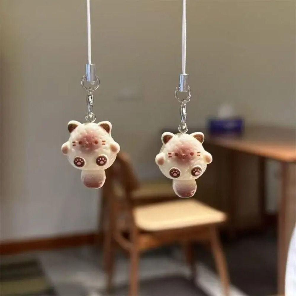 Adorable Design Mobile Phone Strap INS Kitten Keychain New Bag Pendant  For Any Occasion