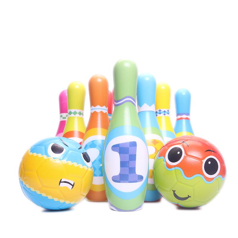 Children's Solid Indoor Bowling Ball - Large, Safe, Parent-Child Sports Toy for Kindergarten Games