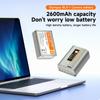 2600mAh BLX-1 BLX1 Camera battery for Olympus OM SYSTEM OM-1/0M1/0M-1 Mirrorless Camera