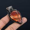 Red River Jasper Pendant, 999 Copper Wire Wrapped Pendant Handmade Gemstone Jewelry, Gifts For Wife Brand New Pendant