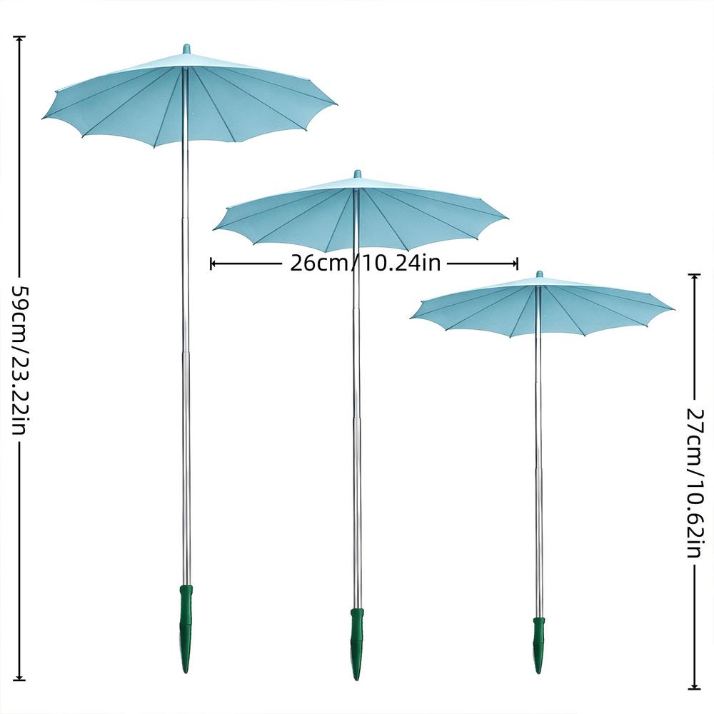 Umbrella For Plants 3 Piece Retractable Canopy Umbrellas For Outdoor Plants For Garden Balcony Seedlings Flower Beds Greenhouse