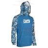 Mens Long Sleeve UPF Sun Protection Fishing Hoodie Shirt With Face Cover Lightweight Breathable Performance Tee Outdoor Sports