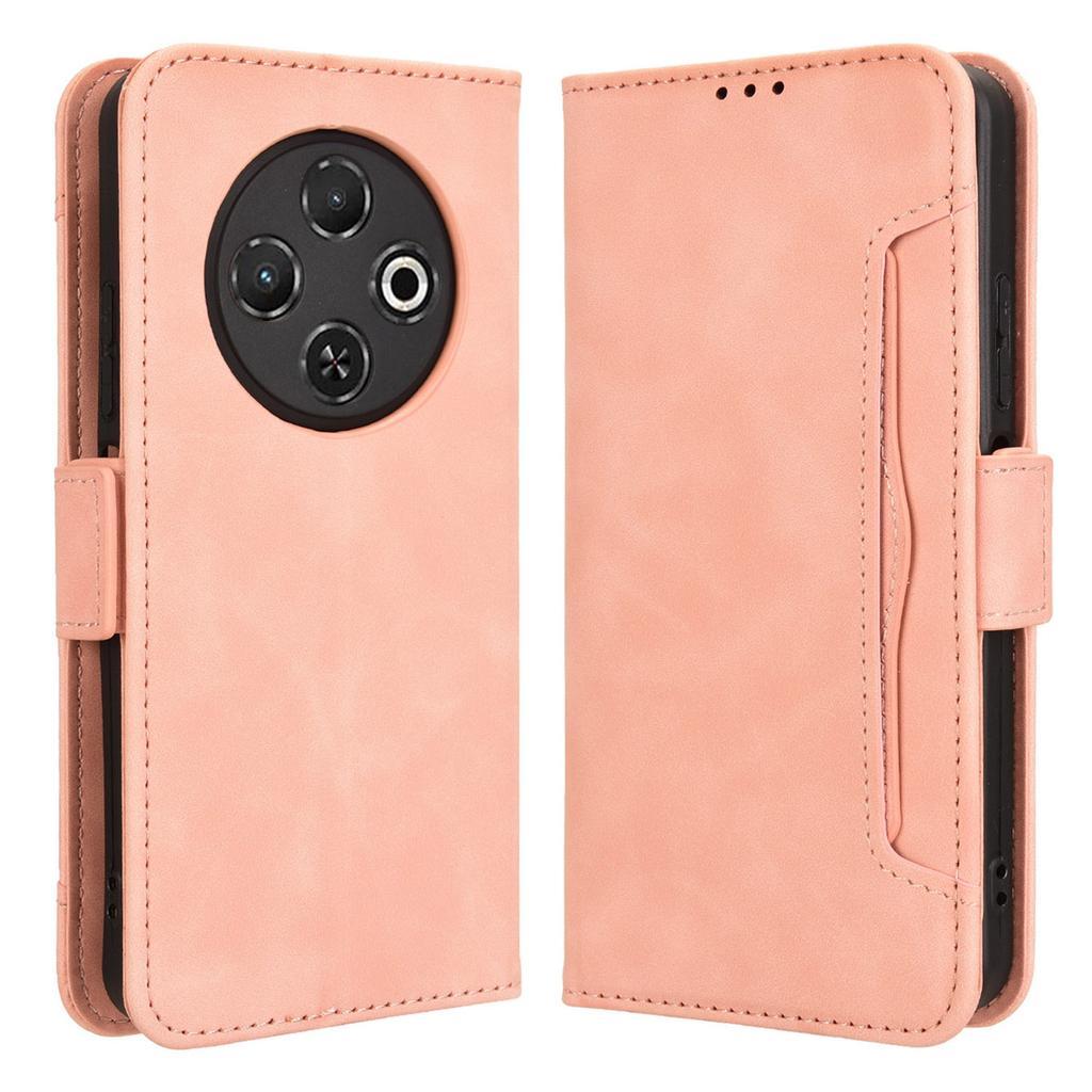 For TECNO Spark 30C 4G kL5n Leather Case Phone Wallet Cover with Multiple Card Slots