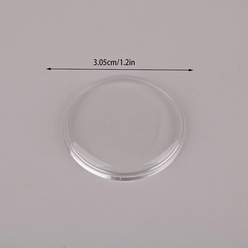 

1 шт. 29,7-31,6 мм толстый тип старые винтажные часы акриловые винтажные часы карманные часы зеркало 3.05cm