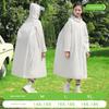 Long Junior High School Student Bicycle Kids Single Raincoat