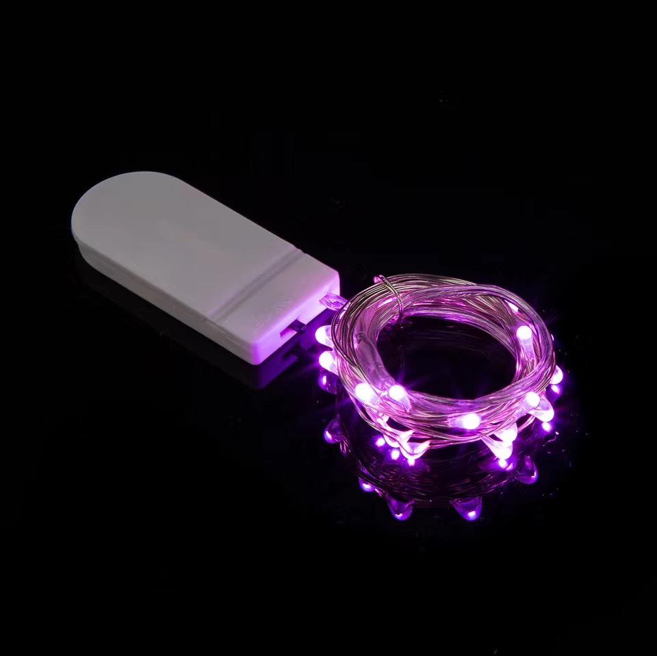 LED Copper Wire String Lights with Battery Box for Gift Box, Baking, Bouquet, Fresh Flowers, Cake, and Christmas Decorations.