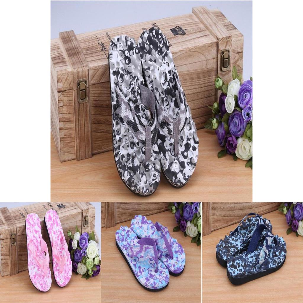 Premium Quality Camouflage Flat Slippers With Comfortable Massage Features For Summer