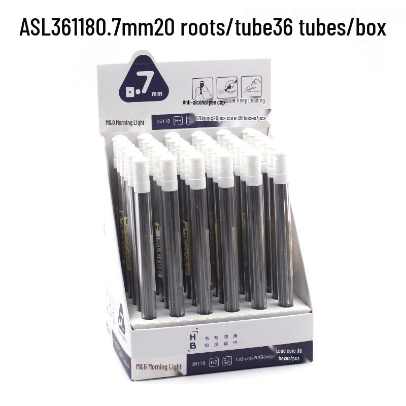

ASL Lead Core Tube HB Pencils 0.5mm/0.7mm - Durable, Break-Resistant Writing.