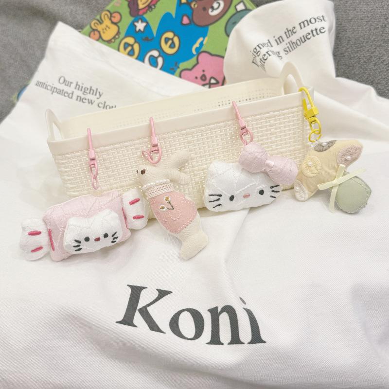 Cartoon Niedliche Kt Katze Plüsch Schlüsselanhänger Lieblich Stoffpuppe Schlüsselring Taschenanhänger Rucksack Hängedekoration Mädchen Geburtstagsgeschenke