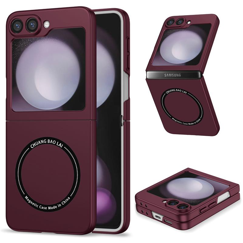 Applicable To Samsung Z FLIP7 Folding Phone Case Magsafe Magnetic Galaxy Z FliP6 Anti-drop Case