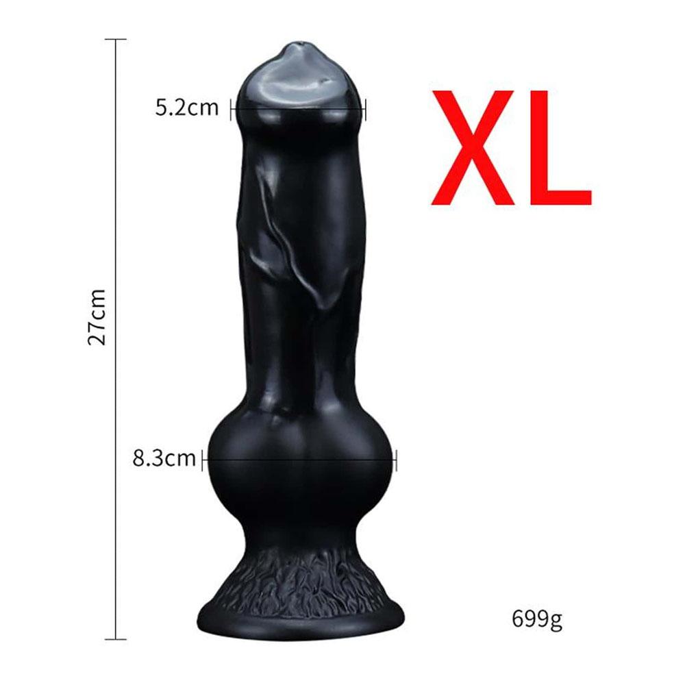 Realistic Huge Dog Dildo Anal Plug With Suction Cup Silicone Big Butt Plug Prostate Massager Adult Sex Toys for Men Women sextoy