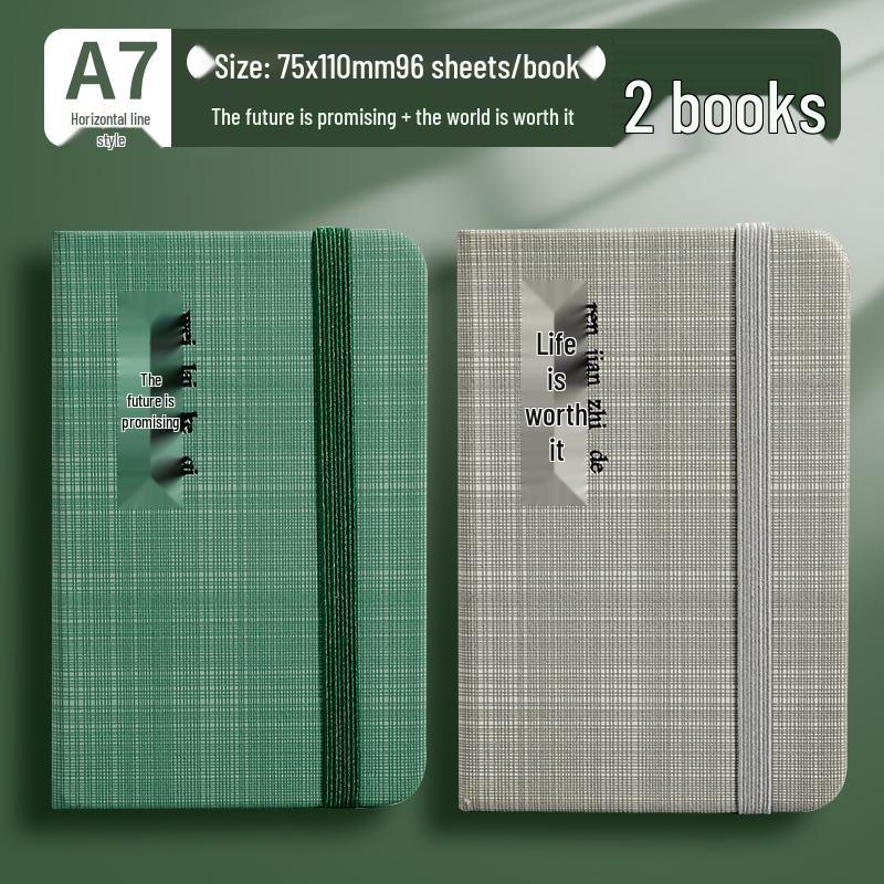 A7 Mini Pocket-Sized Notebook: Portable, Simple, and Perfect for Students