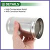 Straight Exhaust Pipe Tube W/ Bead Roll 2.75" OD 5" Length  Stainless Steel
