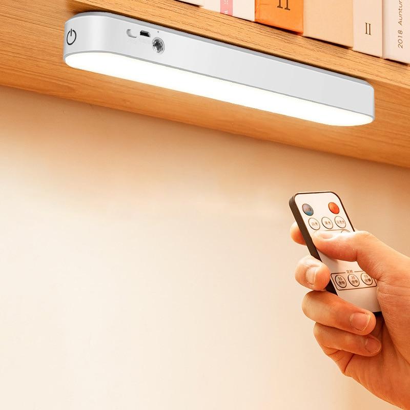 LED Night Light Desk Lamp Office Study Lights USB Rechargeable Magnetic Dimming Protect Eyes Bedroom Table Cabinet Lights