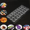 Clear 24 Half Ball DIY Fondant Cake Mousse Mould Candy Maker Baking Tool Hard Chocolate Mold