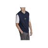Adidas Solid Color V-Neck Sleeveless Vest Men Tops Blue HG8092