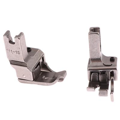 1 prensatelas de doble compensación para hacer bolsillos, prensatelas de tope de alambre abierto, prensatelas para máquina de coser industrial