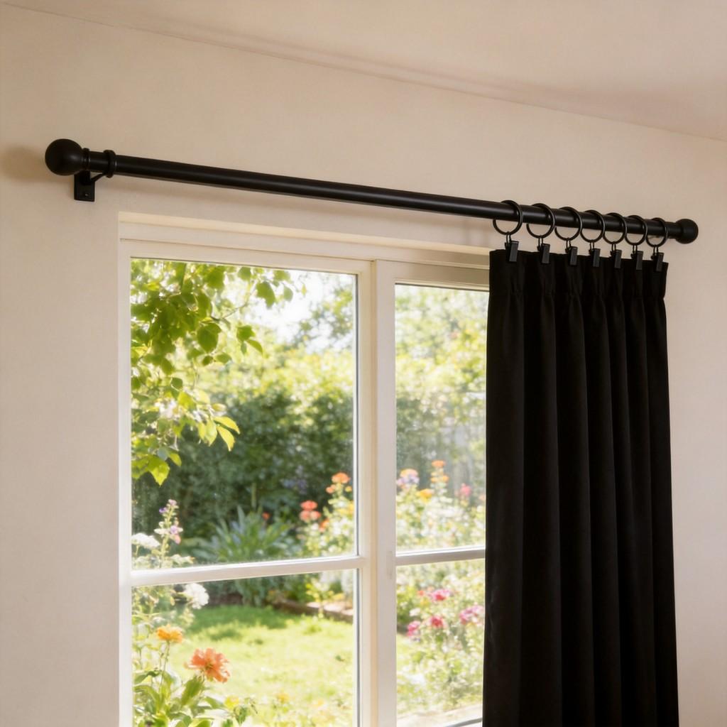 Modern Minimalist Curtain Ring With Clasp For Home Decor And Hanging Drapes