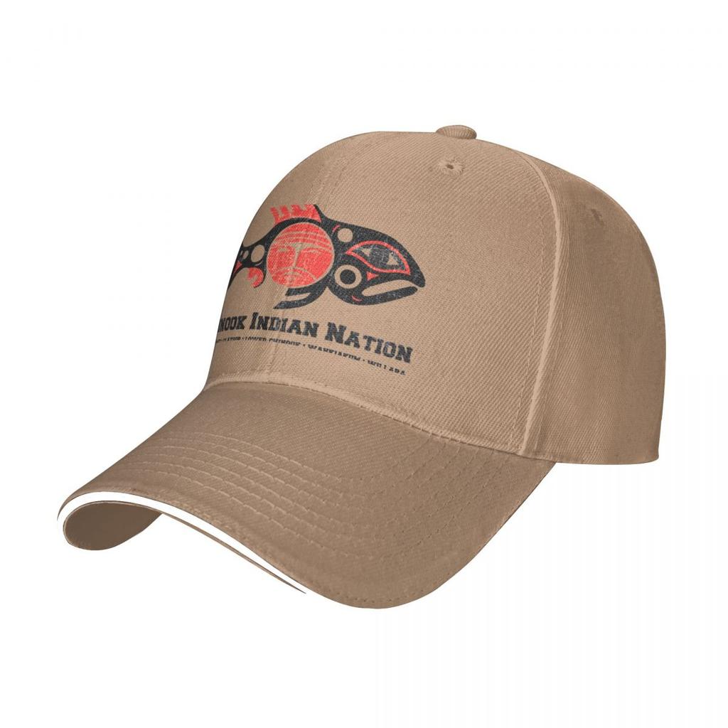 Chinook Nation Tribal Logo, distressed print Cap Baseball Cap wild ball hat hat luxury brand cap Unisex's Women's