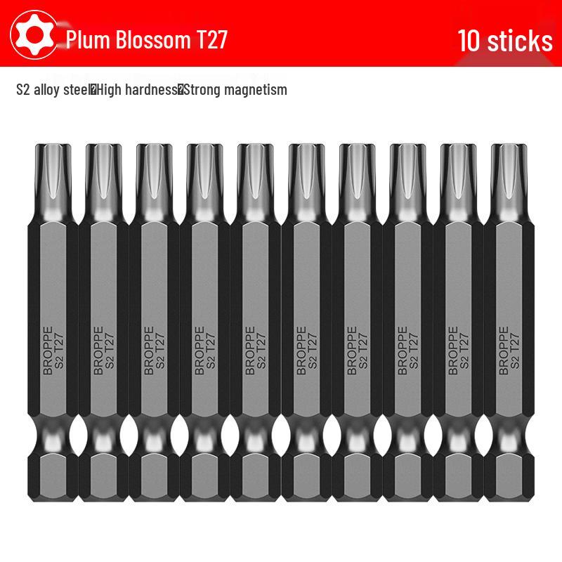 Набір магнітних біт для викруток Phillips та шлиць з S2 сталі для електричних ручних дрилів та пневматичних інструментів