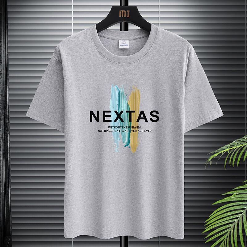 T Shirt for Men Summer High Quality Oversized Tee Men Daily Casual Breathable Printing Short Sleeve Cotton T Shirts Y2k Tops