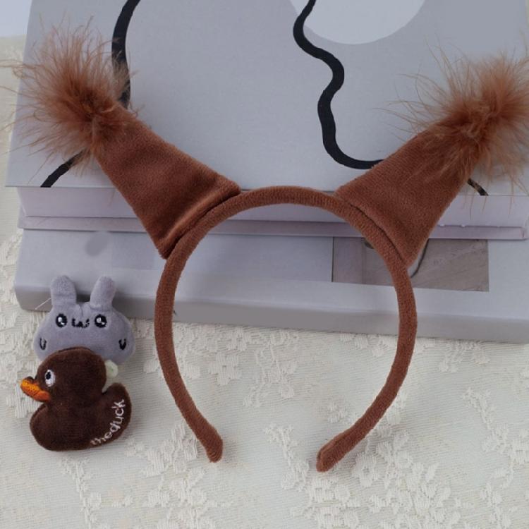 Squirrel Ear Heandband and Squirre Tail for Kid Adult Halloween Cosplay Parties