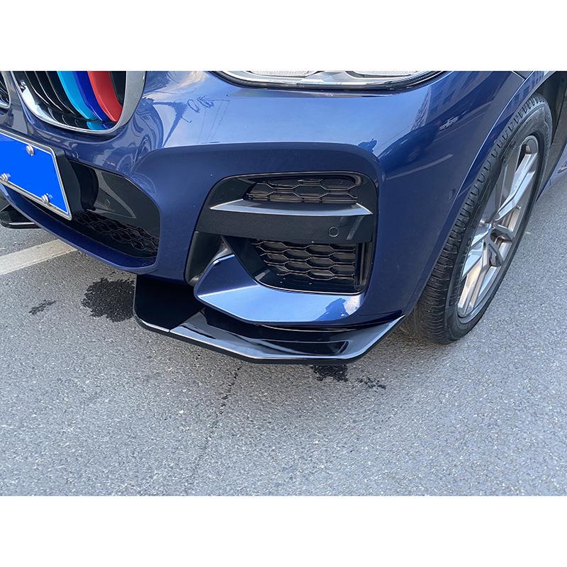 Fits 2018+ BMW X3/X4 G01/G08 Front Lip Spoiler Corner Bumpers, X3M/X4M Modified Anti-Collision Chin.