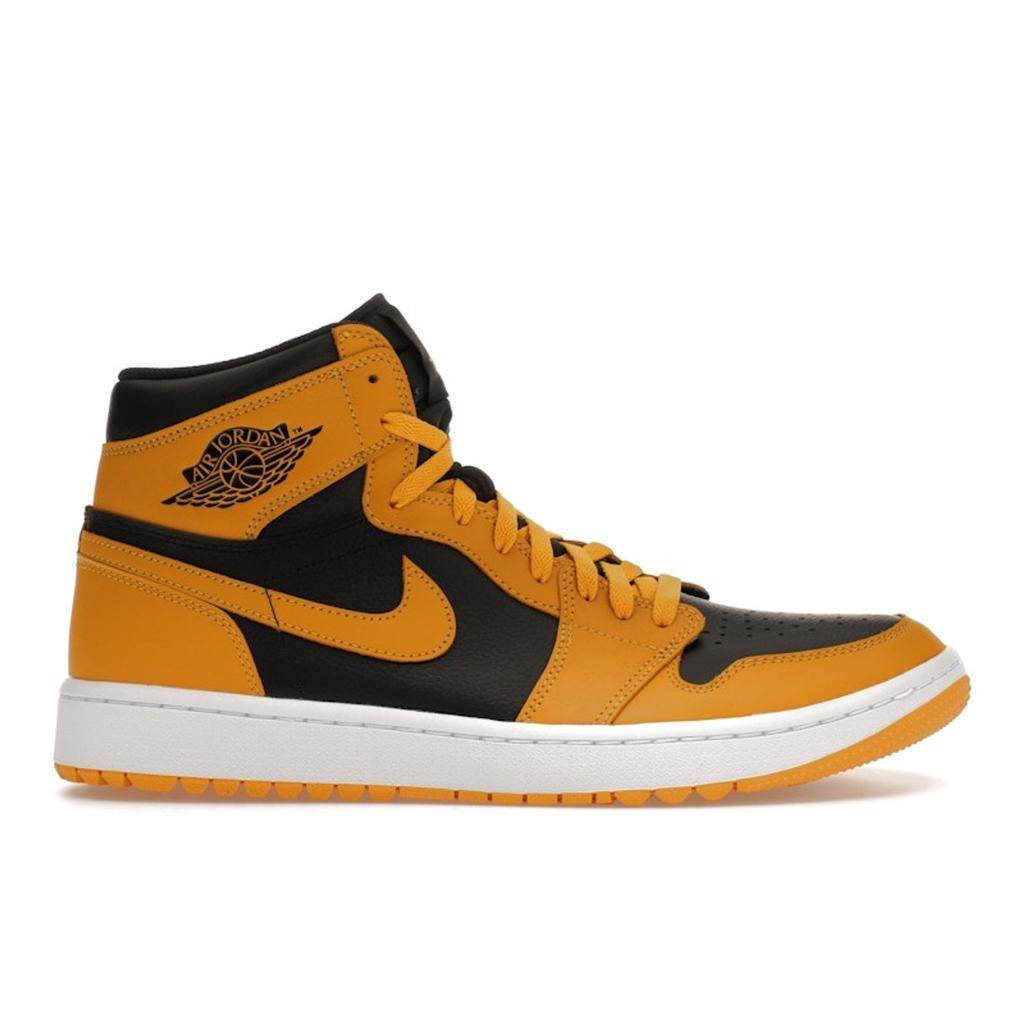 Air Jordan 1 High Golf Pollen Unisex Sneakers Yellow Black White DQ0660-700