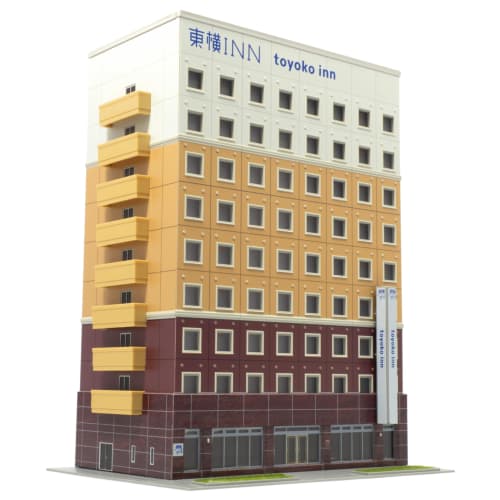 

Greenmax N Gauge Toyoko Inn New Logo/Wall Logo Type 2715 Diorama Supplies