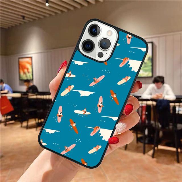 Surfing Hawaii Paradise Phone Case Cover For iPhone 17 Air 16 15 14 Plus Apple 16 11 12 13 Pro Max Coque