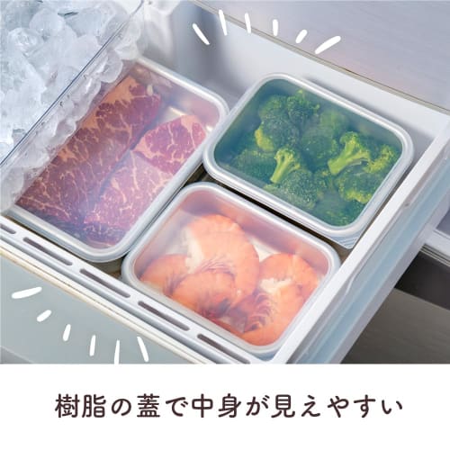 Taniguchi Metal Rapid Chill Aluminum Storage Container with Lid, Deep, 24.2 x 18.2 cm, Large, Made in Japan, Stackable, Perfect for Food Preparation