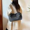 Niche denim tote bag new casual trend fashion chain oblique span shoulder bag simple versatile bag women