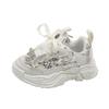 Girls' Sports Shoes Anti Slip Soft Sole Sequin Shinny Butterfly Cute Tennis Running Shoes Princess Shoes Baby Girls