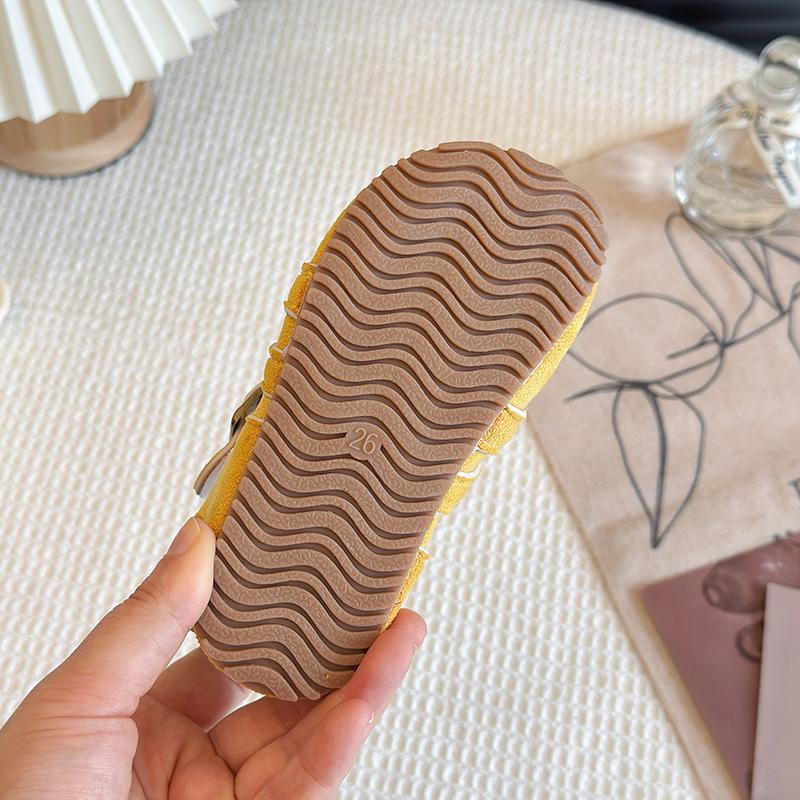 Letnie Nowe Sandały Dziecięce dla Dziewczynek Podeszwa Antypoślizgowa Maluch Rzymskie Buty Plażowe w Pastelowych Kolorach Eleganckie Buty Ogrodowe dla Księżniczki