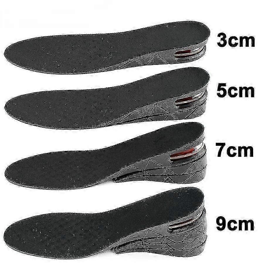 Three Pairs Invisible Insole For Heightening, From 3 Cm To 9 Cm, Heightening Pad, Adjustable -Q