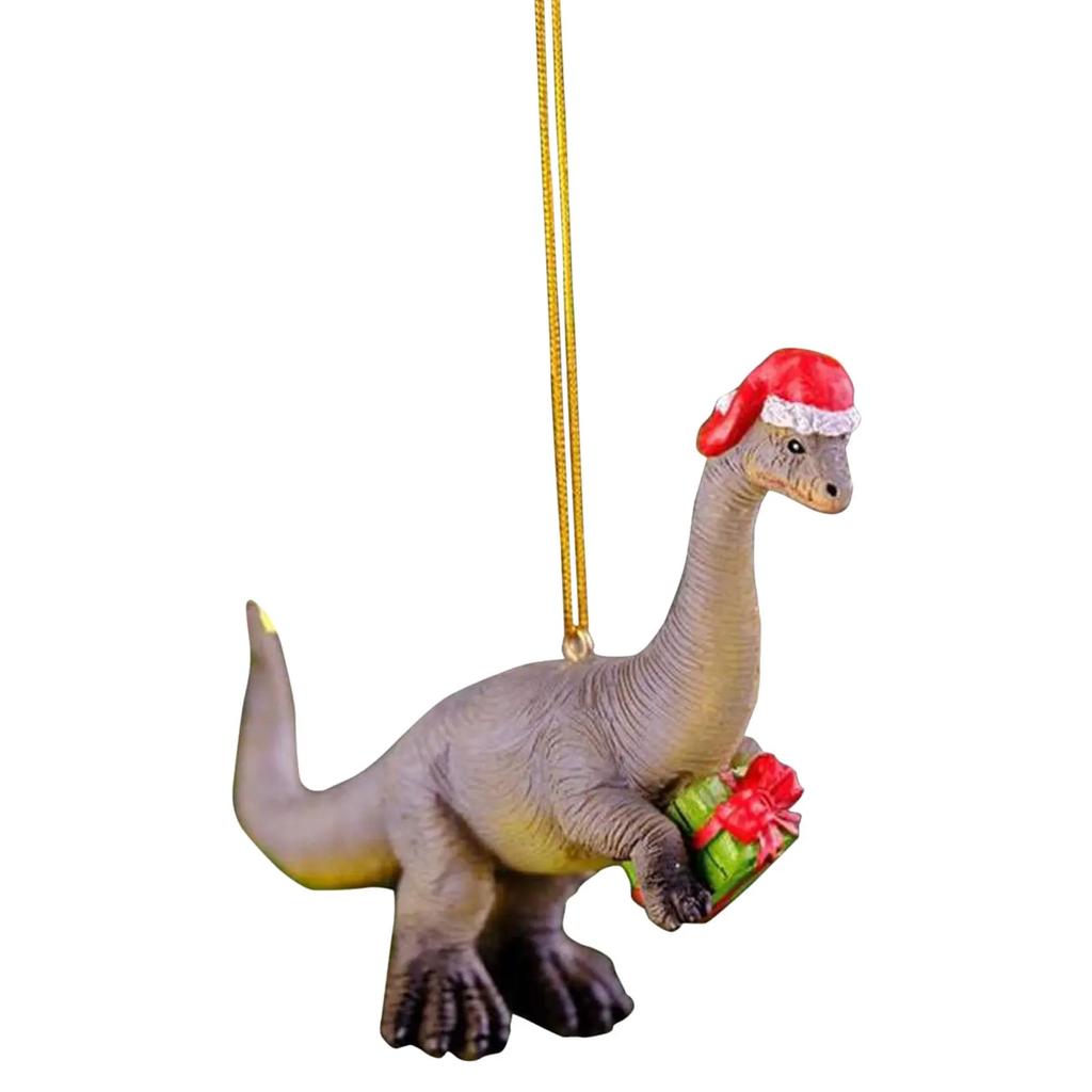 Dinosaur Christmas Ornaments Xmas Tree Christmas Decorations Creative Decoration Pendant Accessories New Year Party 2024