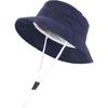 Baby Sun Hat Toddler Summer Sun Protection Baby Boy Hats Beach Hats Wide Brim Bucket for Baby Girl Adjustable Kid Cap